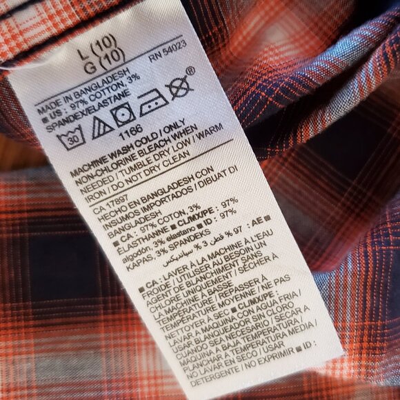 2 for $15 | Old Navy Size L (10 - 12) Long Sleeve Button Up Shirt - Picture 3 of 3